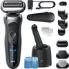 Image de Braun Series 7 72-G7865CC, Rasoir à lames plates, Noir, Acier inoxydable, Boutons, Intensif, Normal, LED