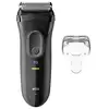 Image de Rasoir électrique Braun Series 3+ 3000S 3 lames MicroComb Gris - Neuf