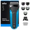 Image de Braun Series 3 310BT Rasoir à grille Tondeuse Noir, Bleu - Neuf