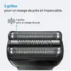 Image de Tete de rasoir BRAUN Series 3 - 2 grilles - 100 % fabriqué en Allemagne - Neuf