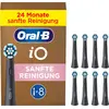 Image de Têtes de Brosse à Dents Électrique Oral-B iO Gentle Care Noires (8 Unités)