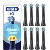 Image de Oral-B Replaceable toothbrush heads | iO UltimateClean | Heads | For adults | Number of brush heads included 8 | Black