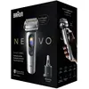 Image de Braun Nevo 11000CC Rasoir Électrique avec Technologie AeroTouch et Système de Nettoyage 7-en-1, Argent