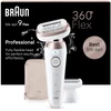 Image de Braun   Épilateur Électrique Femme Wet & Dry   Tête Flexible 360°   40 Pincettes   Épilation Durable À Domicile