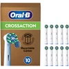 Image de Oral-b Pro Cross Action Têtes De Remplacement Pour Brosse À Dents Électrique - Blanc - 10 Pièces
