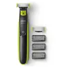Image de Philips QP2520/30 tondeuse à barbe Batterie 3 5 mm Mouillé & sec Vert, Gris