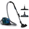Image de Philips Aspirateur PowerPro Compact FC9334/09 sans sac, puissance 900 W, capacité d'aspiration 1,5 L, noir/bleu