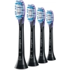 Image de Philips G3 Premium Gum Care HX9054/33 4x Têtes de brosse à dents soniques noires, 4 pièces(s), Noir, Souple, Caoutchouc