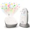 Image de Philips Babyphone audio AVENT, technologie DECT, mode éco, ciel étoilé, interphone, chansons du soir et de la nuit, 18 heures d'autonomie, portée maximale, blanc (modèle SCD733/26)