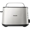 Image de Philips HD2650/90 Grille-pain en acier inoxydable (950 W, 8 niveaux de brunissage, support à petits pains, fonction décongélation/réchauffage, touche d'arrêt, fonction élévation) (HD2650/90)