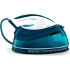 Image de Philips PerfectCare Centrale vapeur, semelle en céramique, 120 g/min, 6,5 bars, 2 400 W, bleu (GC7844/20)