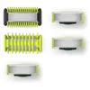 Image de Philips Norelco OneBlade QP310/50, Tête de rasoir, 5 têtes, Argent, Jaune, Philips, OneBlade (QP25xx), OneBlade (QP26xx), OneBlade Pro (QP65xx), OneBlade Pro (QP66xx)