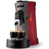 Image de Cafetière à dosettes 1bar 1450w rouge - Philips - CSA240.91 - senseo select