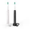 Image de Philips Sonicare 3100 series 3100 series HX3675/15 2x Brosses à dents électriques - Noire/Rose - Neuf