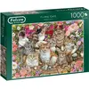 Image de Falcon de luxe Floral Cats 1000 pièces