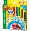 Image de Marqueurs SES First, 8 couleurs, finition solide. 00299