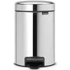 Image de Poubelle de salle de bains 3 l brilliant steel BRABANTIA Pedal bin newicon 3l