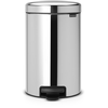 Image de Brabantia 113581 poubelle 12 L ronde en acier inoxydable
