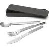 Image de Brabantia Set de couverts Make & Take 3 pièce(s) Gris, Acier inoxydable