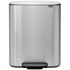 Image de BO poubelle à pédale 60L, acier mat FPP