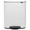 Image de Brabantia Poubelle À Pédale 2 X 30 L Blanche - Bo 211447