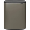 Image de Poubelle Brabantia Bo Touch, dimensions : 545 mm, 312 mm, 656 mm, poids : 7,4 kg
