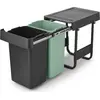 Image de Poubelle Encastrable 2 X 15 L - Sort & Go Built-in - Brabantia