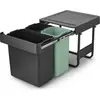 Image de Poubelle Encastrable 10 + 10 + 20 L - Sort & Go Built-in - Brabantia