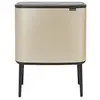 Image de Brabantia Poubelle Bo Touch Bin, 11 + 23 litres - Metallic Gold en occasion ou reconditionné