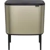 Image de Brabantia Poubelle Bo Touch Bin Champagne, 3 x 11 L