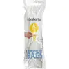 Image de Brabantia Size A - Sac poubelle - cordon de serrage - 3 L - polyéthylène haute densité (HDPE) - blanc