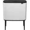 Image de Brabantia Poubelle Bo Touch Bin blanc, 11 + 23 L