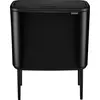 Image de Brabantia Poubelle Bo Touch Bin noir mat, 11 + 23 L