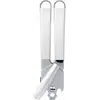 Image de Brabantia Ustensiles de cuisine Essential, Ouvre-boîte, Ouvre-boîte avec poignée rotative en plastique, blanc et acier inoxydable, 400629