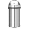 Image de Poubelle Brabantia - Push, 60 L, Acier mat