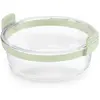 Image de Panier rond en verre Lékué pour friteuse à air chaud