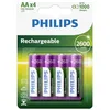 Image de Pile Rechargeable Philips Piles X4 Aa 2600 Mah