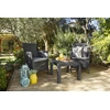 Image de Allibert Ensemble de meubles de balcon et de jardin Rosario, y compris coussins d'assise, couleur graphite