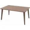 Image de Table de salle à manger KETER Lima - 157 x 98 x 74 cm - cappuccino