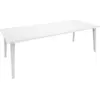 Image de ALLIBERT GARDEN Lima Table 240 6-10 personnes avec rallonge - Contemporain - Blanc