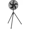 Image de Ventilateur sur Pieds 50W Design, Trépied Télescopique réglable 125-145Cm, 3 vitesses Oscillant Inclinable Lifetime Air
