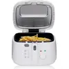Image de alpina Friteuse de 2,5L - Friteuse avec thermostat réglable - Fenêtre de visualisation & panier amovible - 1800W - Poignée rabattable - Blanc