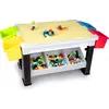 Image de Eddy Toys Ensemble de 300 jouets - Table de jeu : 48 x 35 x 31 cm - 291 briques de serrage - Rangement - Plastique