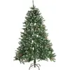 Image de Christmas Gifts - Arbre de Noël artificiel avec pommes de pin et neige - PVC Artificiel Pin - 210 cm - 1024 pointes