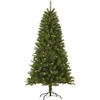 Image de Giftsome Sapin de Noël Artificiel avec lumières 185 cm - Sapin de Noël Artificiel en plastique - Sapin de Noël avec éclairage