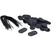 Image de NATURE Kit de 26 bouchons de maille - Tamis et canaux en plastique - Gris anthracite - Cravate + 14 cm de fil plastifié