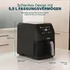Image de Princess 182476 Unique 8 L Autonome 2000 W Friteuse d’air chaud Noir