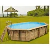 Image de Ubbink - Piscine Bois Sunwater Octogonale 300x490x120cm Liner Bleu