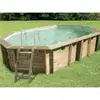 Image de Ubbink - Piscine Bois Sunwater Octogonale 300x490x120cm Liner Beige