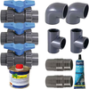 Image de Accessoires de piscine Ubbink, kit topothétes, 8711465046404